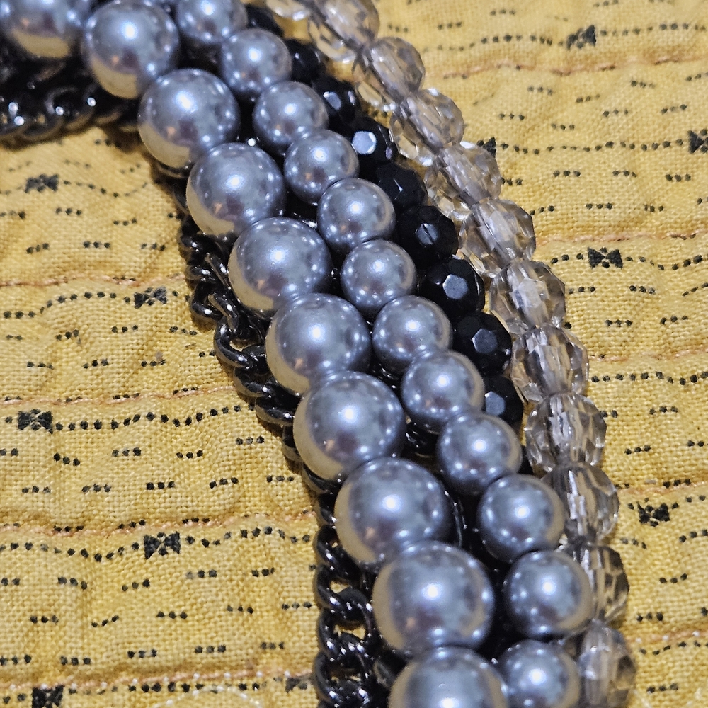 Chic Premier Design Multi-Strand Pearl Necklace - Picture 5 of 6